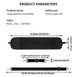 Travel Neck Pillow With Velvet Cover And Storage Bag - Omega Lifestyles