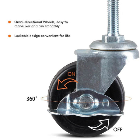 Heavy Duty Chew-Resistant Iron Dog Crate With Wheels - Omega Lifestyles
