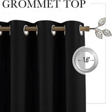 Noise Reduction Grommet Top Room Divider Curtain