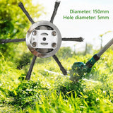 6-Inch Universal Steel Wire Grass Trimmer Replacement Head - Omega Lifestyles