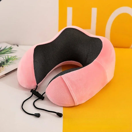 U-Shaped Memory Foam Travel Neck Pillow Cervical Support - Omega Lifestyles