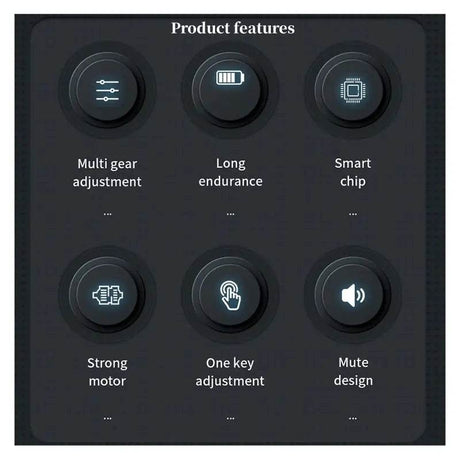 Deep Tissue Percussion Massage Gun With Adjustable Speeds - Omega Lifestyles