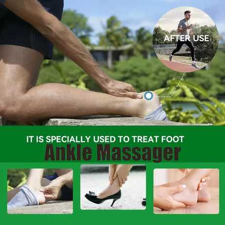 Electric Foot Ankle Massager With Vibration Hot Compress - Omega Lifestyles