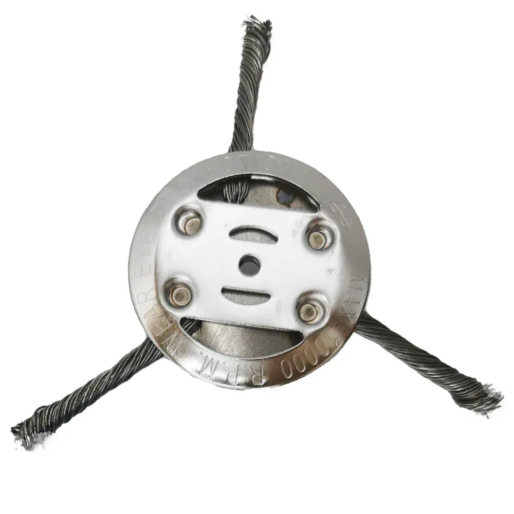 6-Inch Universal Steel Wire Grass Trimmer Replacement Head - Omega Lifestyles
