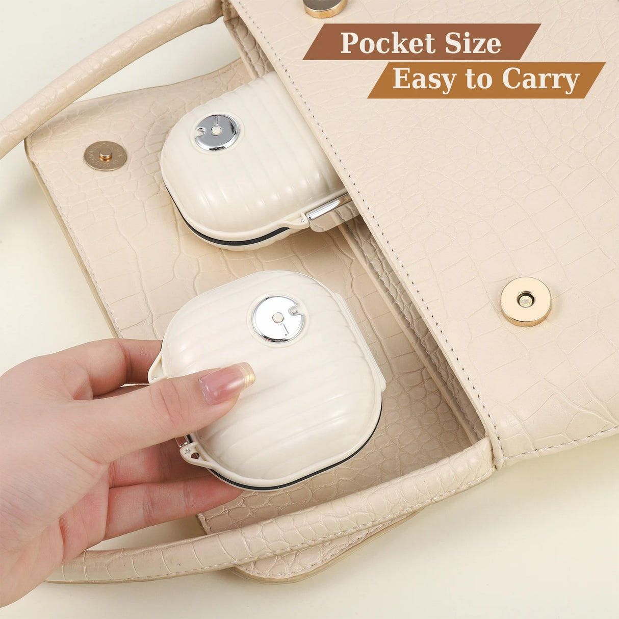 2-Pack Portable 7-Compartment Travel Pill Organizer Cases