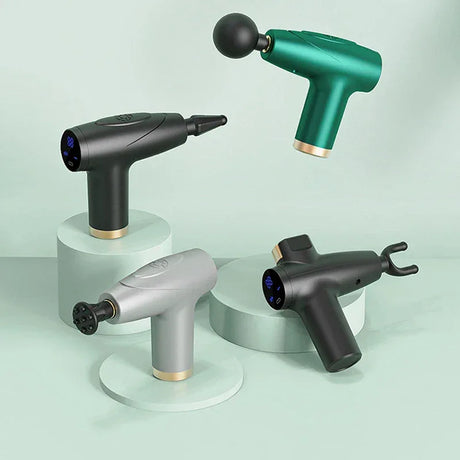 Mini 4-Head Portable Multi-Stage Muscle Massage Gun - Omega Lifestyles