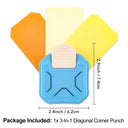3-Way Ergonomic Paper Corner Rounder Punch Tool - Omega Lifestyles
