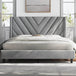 Upholstered Wing Side Bed Frame - Omega Lifestyles