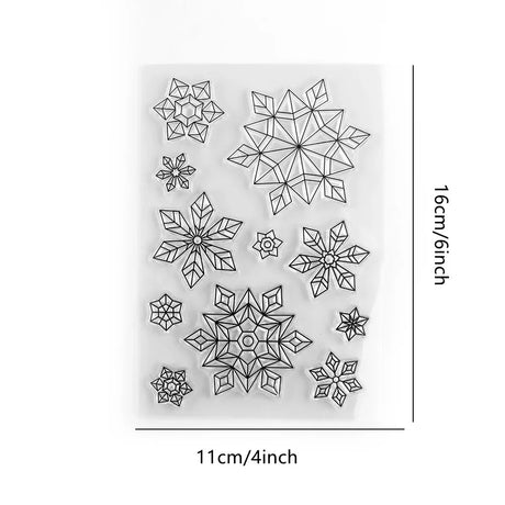 Clear Silicone Handwritten Borders Rubber Stamp For Decoration - Omega Lifestyles