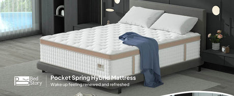 Medium Gel-Infused Hybrid Memory Foam Mattress - Sleep Galleria