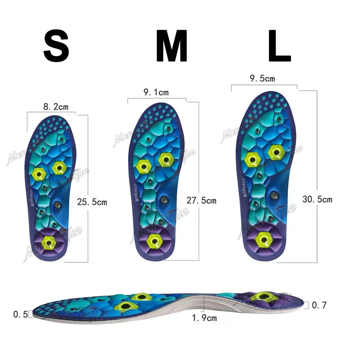 Magnetic Massage Anti-Fatigue Arch Support Sneaker Insoles - Omega Lifestyles