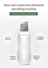 Deep Vibrate Ultrasonic Facial Skin Scrubber Cleaner - Omega Lifestyles