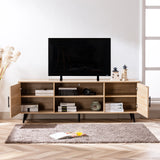 Modern Mid Century MDF Wood TV Stand Console