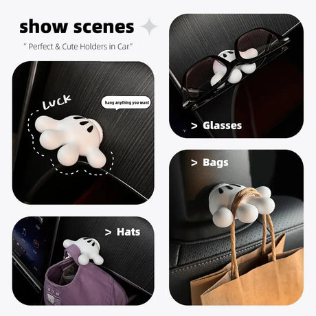 Palm Toothbrush Holder With Multifunctional Suction Hooks - Omega Lifestyles