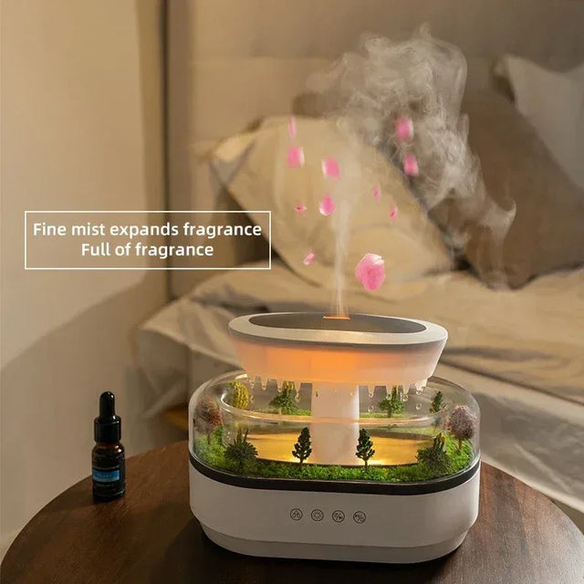 Ultrasonic Aromatherapy Diffuser With Colorful Nightlight - Omega Lifestyles
