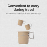 Lightweight 300ml Aluminum Alloy Foldable Camping Mug - Omega Lifestyles