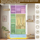 Modern 3-Door Engineered Wood Wardrobe With LED Lights