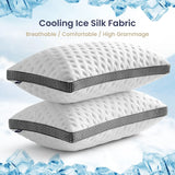 Medium Firm Cooling Gel Memory Foam Queen Pillow