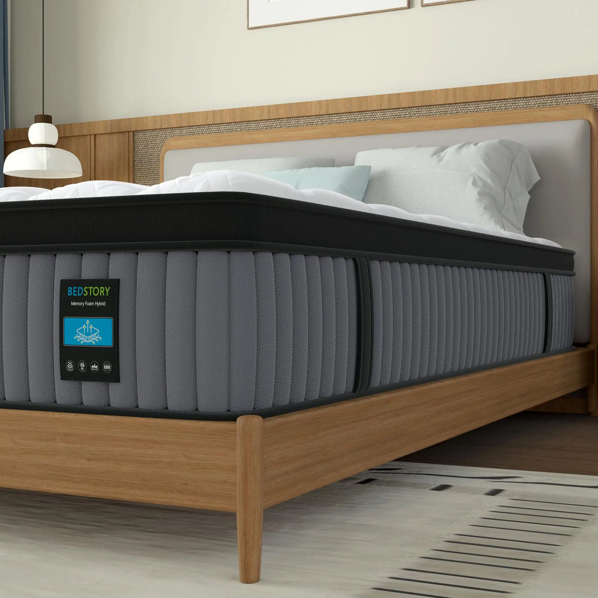 Medium 14-Inch Hybrid Memory Foam Innerspring Mattress