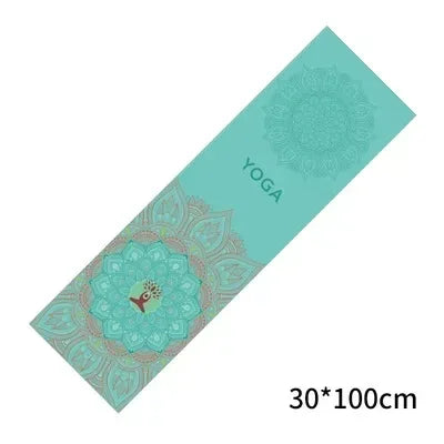 Extra Large Microfiber Quick-Drying Yoga Towel With Anchor Pockets - Omega Lifestyles
