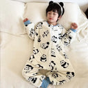 Cartoon Flannel Fleece Warm Winter Kids Pajamas - Omega Lifestyles
