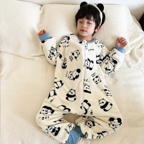 Cartoon Flannel Fleece Warm Winter Kids Pajamas - Omega Lifestyles