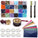 Wax Seal Kit With Stamp 24 Color Wax Beads Set - Omega Lifestyles
