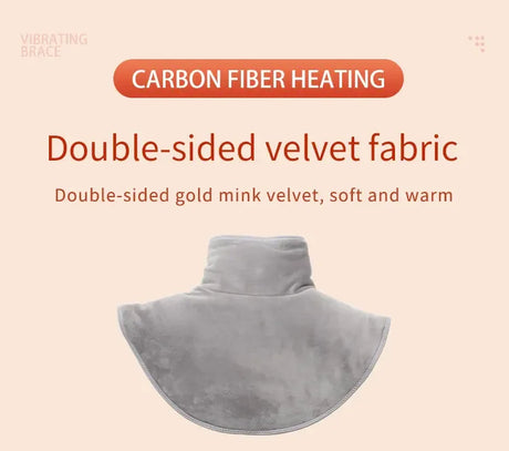 Electric Heating Plush Neck Shoulder Wrap With Vibration - Omega Lifestyles
