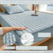 Waterproof Soft Plaid Mattress Protector Set - Omega Lifestyles