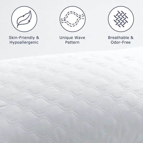 Set of 2 Soft Hypoallergenic Neck Pillows - Sleep Galleria