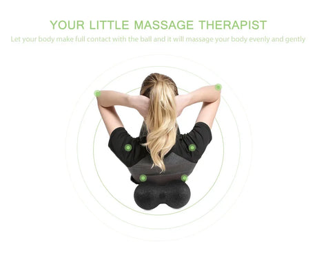 EPP Double Lacrosse Massage Ball For Deep Tissue Pain - Omega Lifestyles