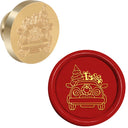 Wooden Handle Brass Wax Seal Stamp With Removable Head - Omega Lifestyles