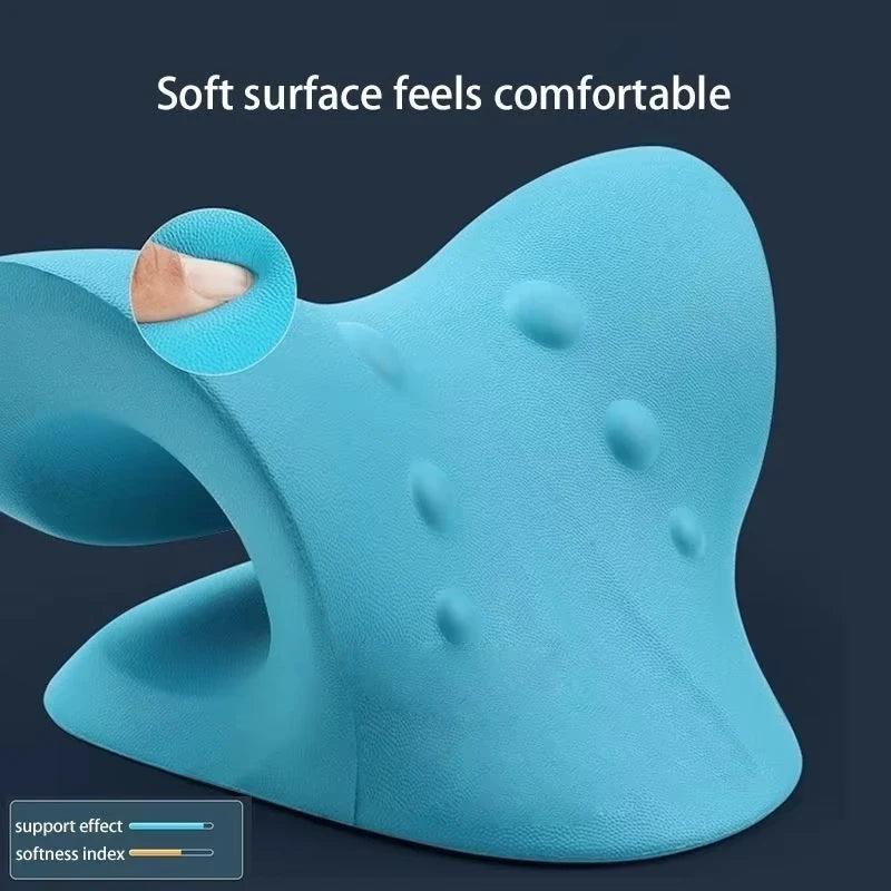 Ergonomic Cervical Traction Neck Massage Pillow Pain Relief - Omega Lifestyles