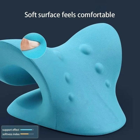 Ergonomic Cervical Traction Neck Massage Pillow Pain Relief - Omega Lifestyles