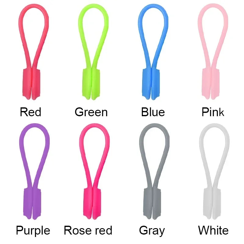 Set of 6 Silicone Reusable Cable Twist Ties Organizer