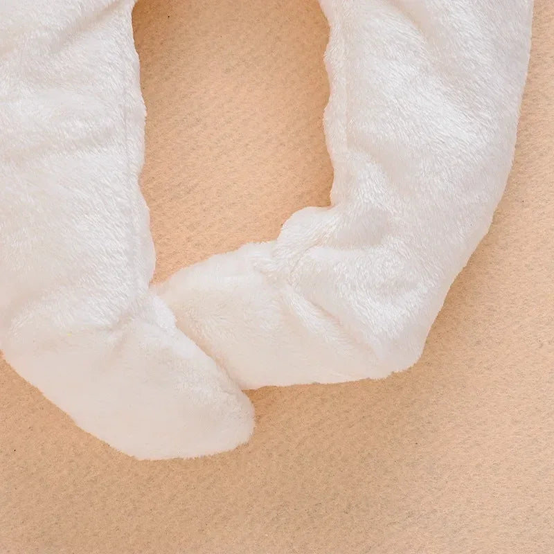 Baby Bear Hooded Cotton Romper Long Sleeve Footies - Omega Lifestyles