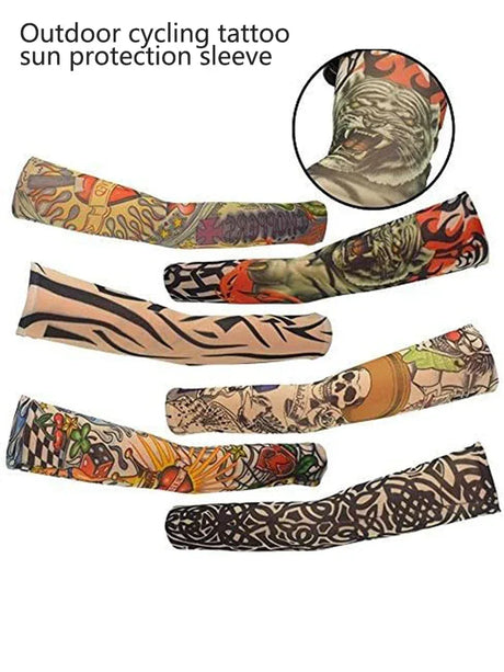 Floral Temporary Tattoo Sleeve With Sun Protection - Omega Lifestyles