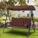 Outdoor Patio Swing with Adjustable Canopy - Omega Lifestyles