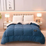 Soft Lamb Velvet Warm Winter Quilt Blanket - Sleep Galleria