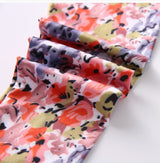 Girls Printed Cotton Polyester Stretch Leggings - Omega Lifestyles