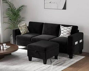 Modern Convertible L Shaped Sectional Sofa - Omega Lifestyles