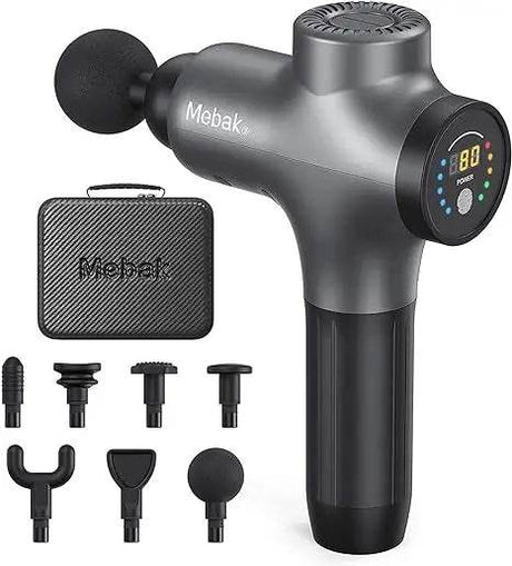 Professional Deep Tissue Percussion Massage Gun with 7 Heads - Omega Lifestyles