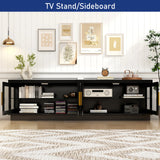 70-Inch Modern LED High Glossy Wooden TV Stand