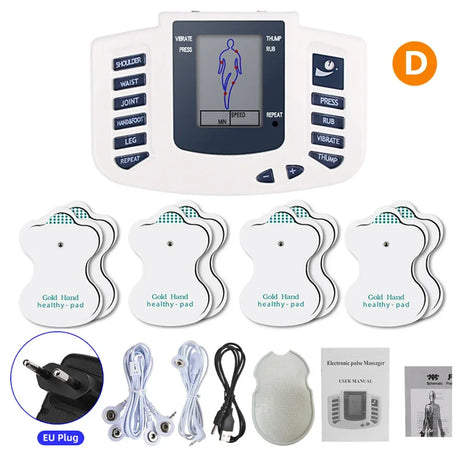 Digital EMS Muscle Stimulator TENS Full Body Massager - Omega Lifestyles