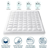Extra Soft 3-Inch Cooling Quilted Mattress Topper Twin - Omega Lifestyles