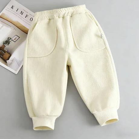 Winter Warm Kids Velvet Thickened Polyester Pants - Omega Lifestyles