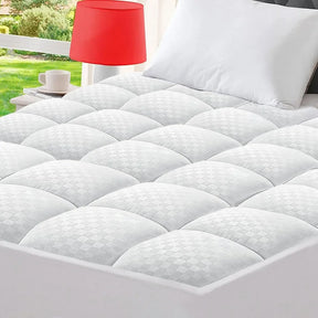 Quilted Cooling Cotton Deep Pocket Mattress Protector - Omega Lifestyles