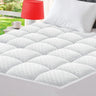 Quilted Cooling Cotton Deep Pocket Mattress Protector - Omega Lifestyles