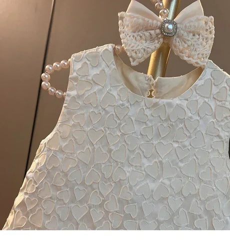 Girls Classic Sleeveless Mid-Calf Princess Dress - Omega Lifestyles