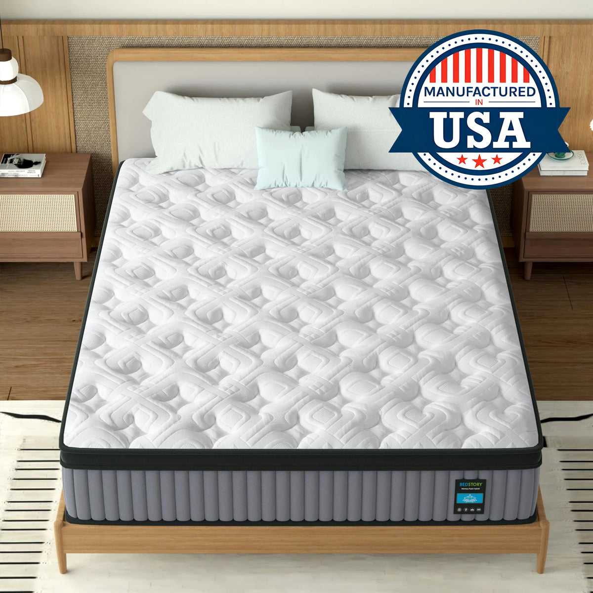 Medium 14-Inch Hybrid Memory Foam Innerspring Mattress